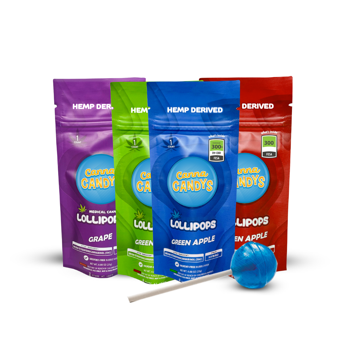 CANNA CANDY&#39;S - LOLLIPOPS