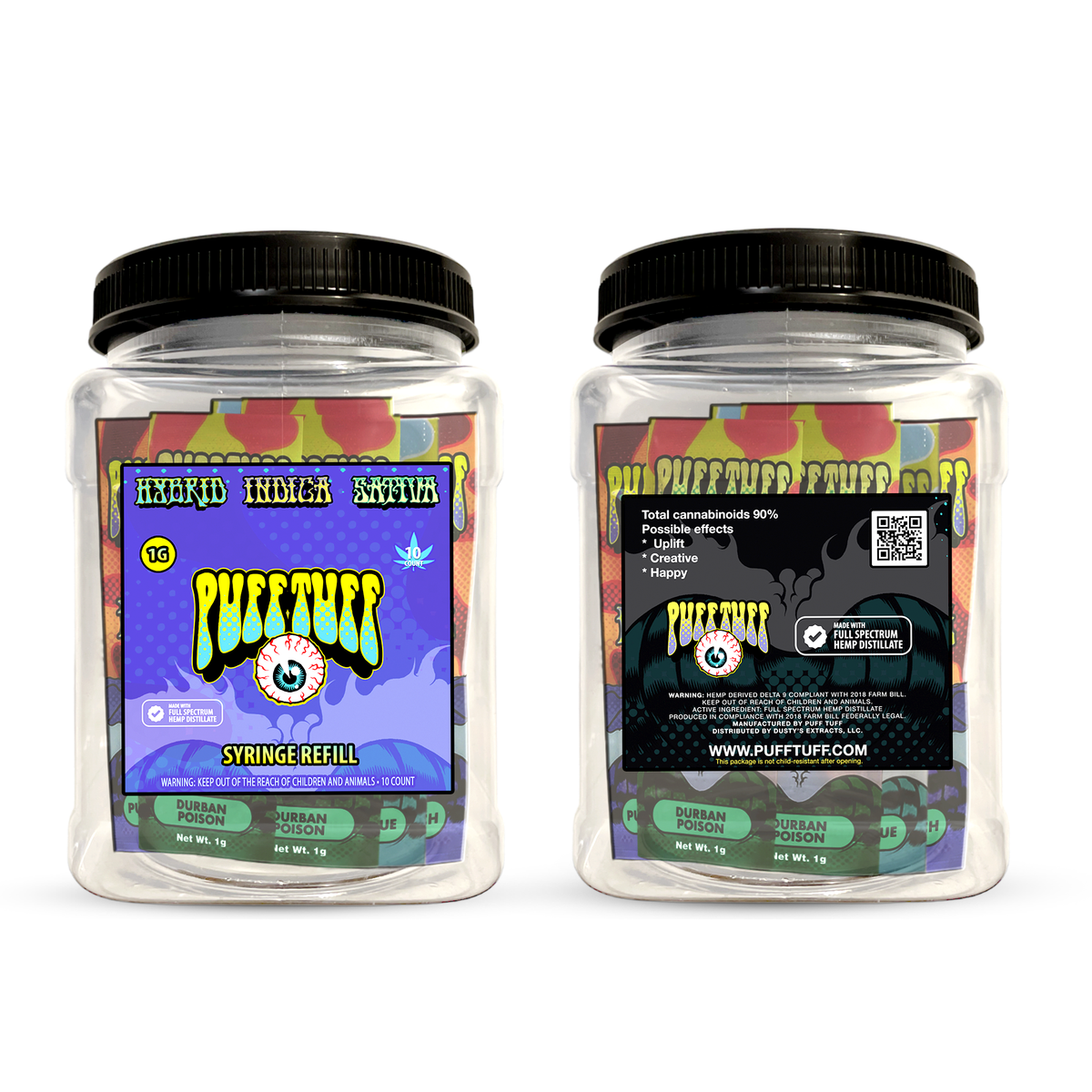 PUFF TUFF - 10 PACK JAR (SYRINGE REFILL)